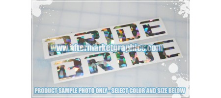 Bride Performance Decals 01 - Pair (2 pieces)